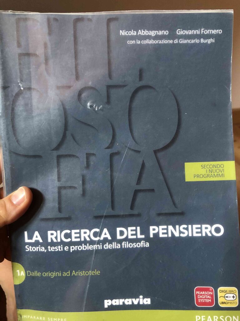 Ricerca Del Pensiero 1 Edizione Base