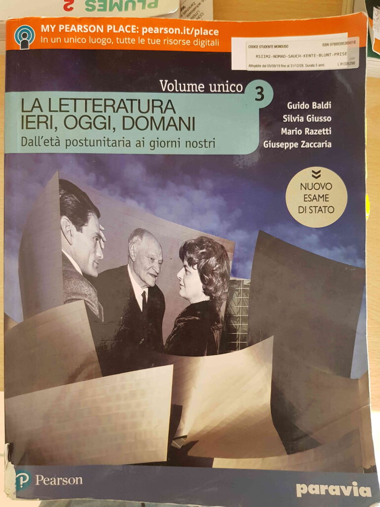 La letteratura ieri, oggi, domani  3 - edizione in volume unico nuovo esame d