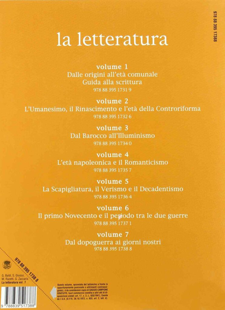 Letteratura (la) - volume 7