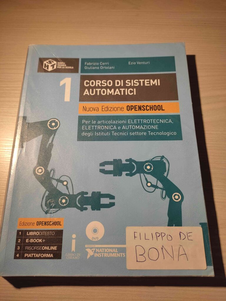 Corso Di Sistemi Automatici. Nuova Edizione Openschool