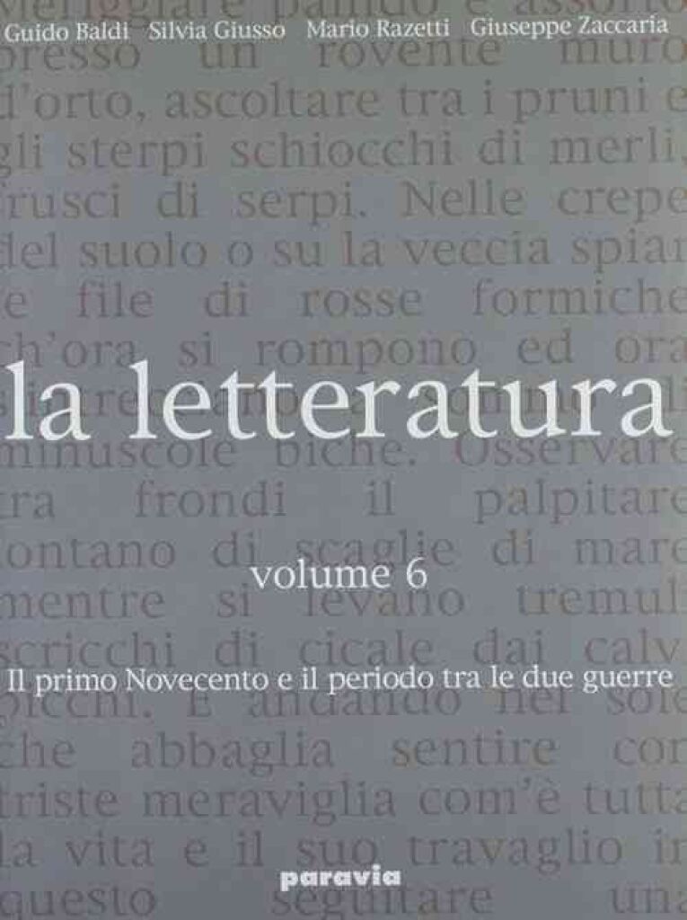 Letteratura (la) - volume 6