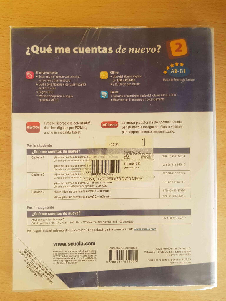 ¿Qué me cuentas de nuevo?