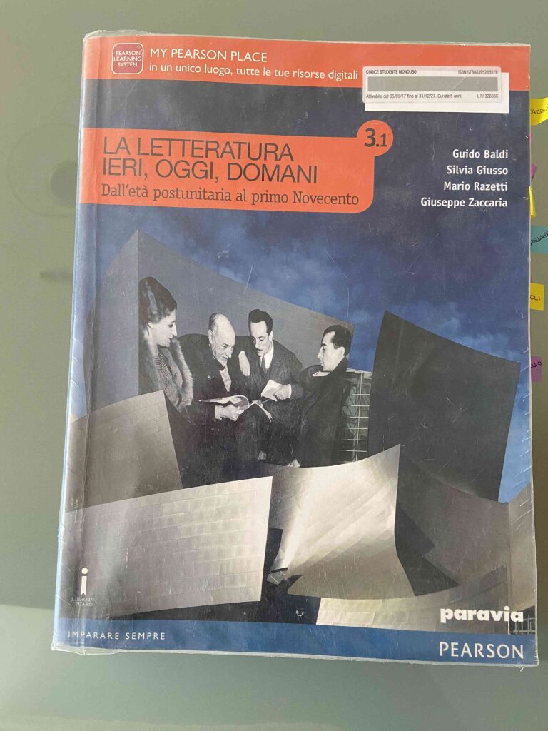 Letteratura ieri, oggi, domani 3/1