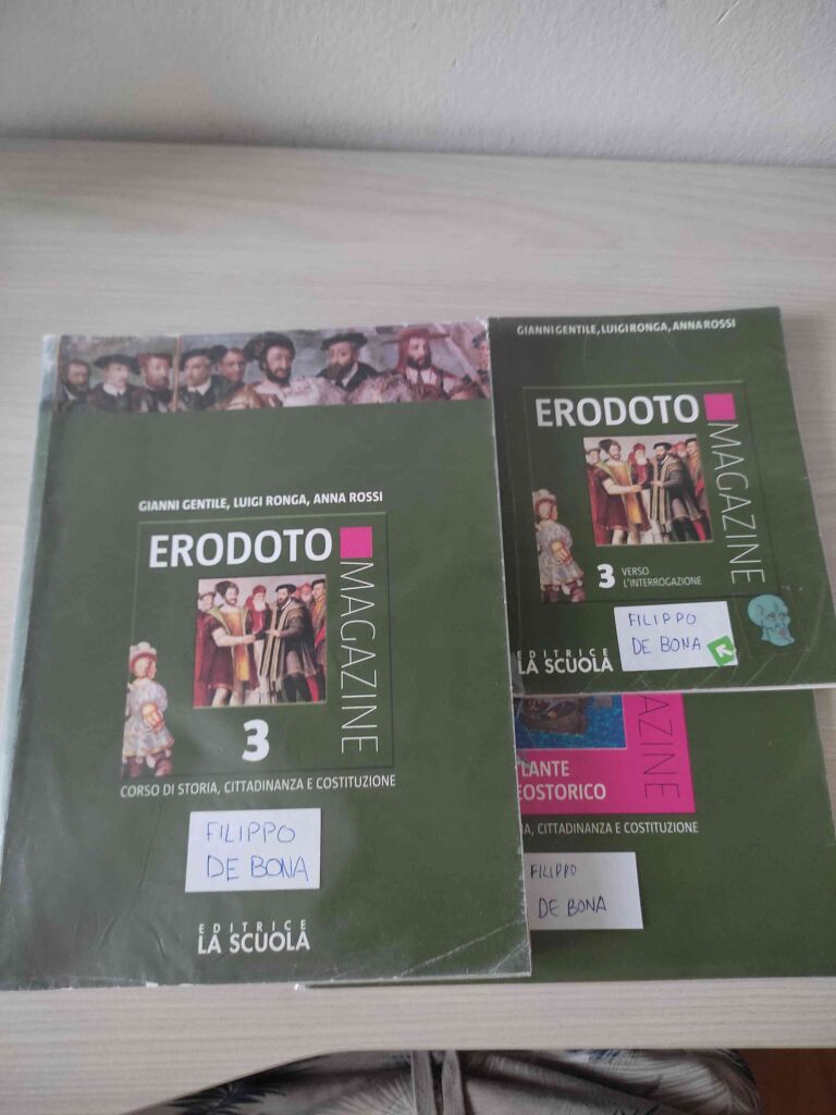 Erodoto Magazine Triennio 3 + Interrog 3 + Atlante Kit Ed Al