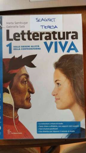Letteratura Viva Classe 1 - Libro Misto Con Openbook