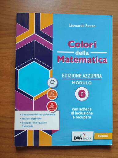 Colori Della Matematica Ed.azzurra - Modulo G + Ebook